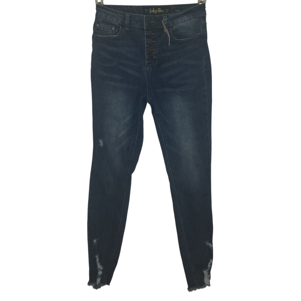 Indigo Rein Curvy High Rise Jeans Blue sz 3